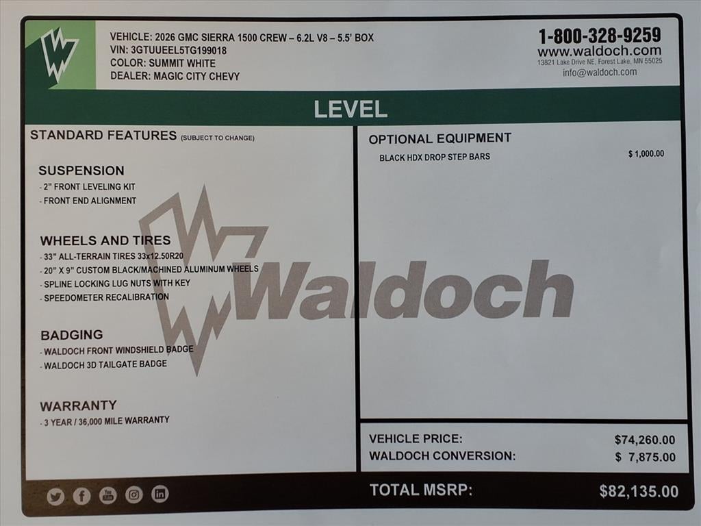 2026 GMC Sierra 1500 AT4